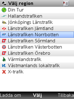 Tidtabeller från andra län 2.